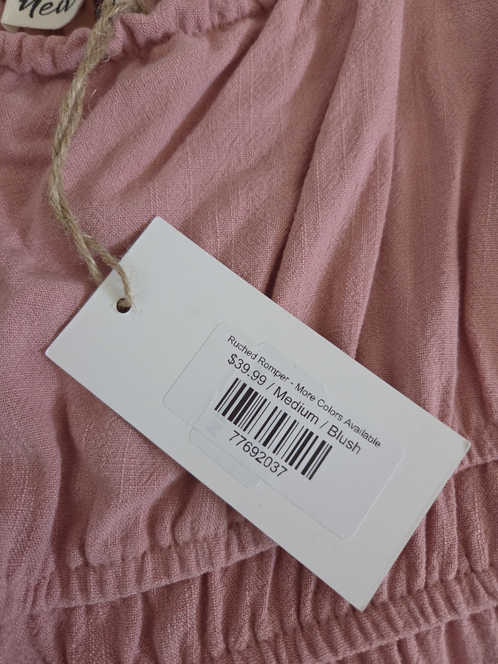 NWT Pink Ruffle Romper - Woman's - Picture 5 of 6